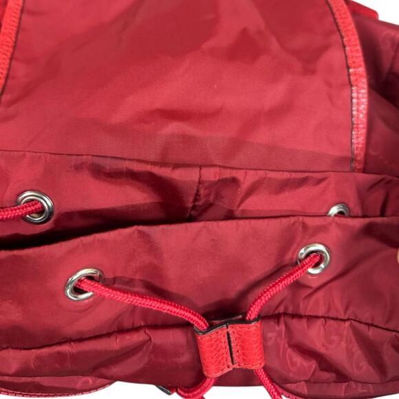 GUCCI Red Backpack